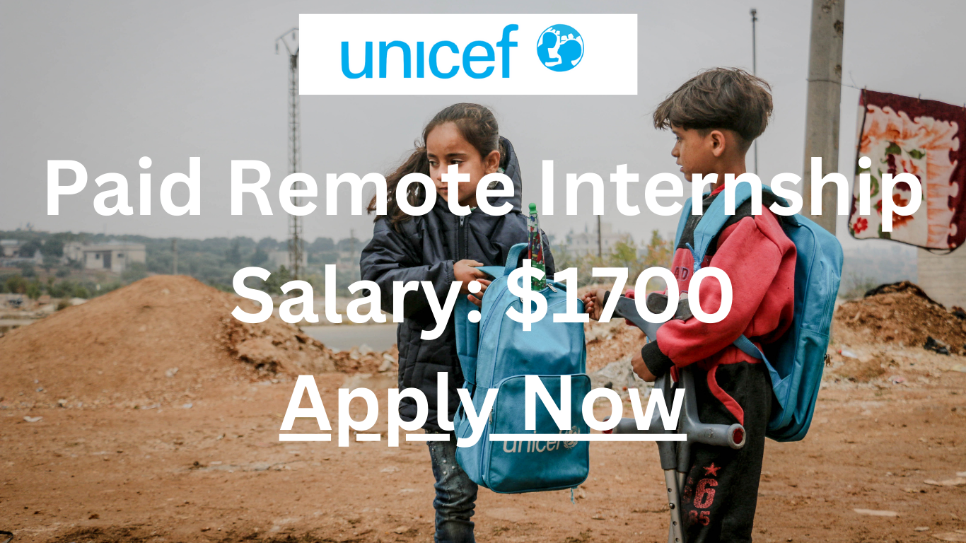 Paid Internship : Apply Now for Education Outcomes Fund (EOF) at UNICEF