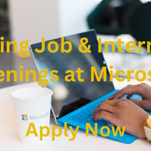 Hybrid Job & Internship Opportunities at Microsoft – Apply Now!