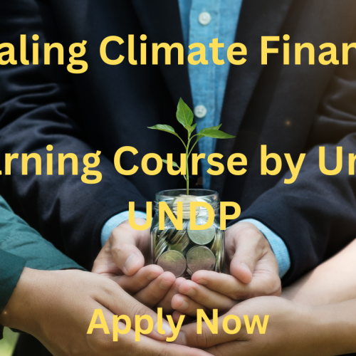 Scaling Climate Finance: E-Learning Course by UNITAR & UNDP