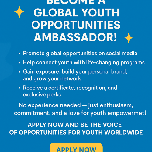 Be a Changemaker: Join Global Youth Opportunities as a Social Media Promoter!
